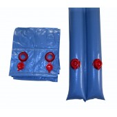 Swimming Pool Winter Cover 8 ft Double Water Bags 5 Pack