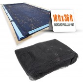 SET Sunsolar Energy Technologies Leaf Net Cover for 18 ft x 36 ft Rectangular Inground Swimming Pool with Extra 4 ft Overlap