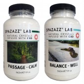 Spazazz Aromatherapy Spa and Bath Crystals Infused with CBD - Calm/Well 19oz