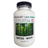 Spazazz Aromatherapy Spa and Bath Crystals Infused with CBD - Native Wood 19oz