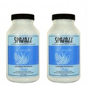 Spazazz Aromatherapy Spa and Bath Crystals - Lavender Palmerosa 22oz (2 Pack)