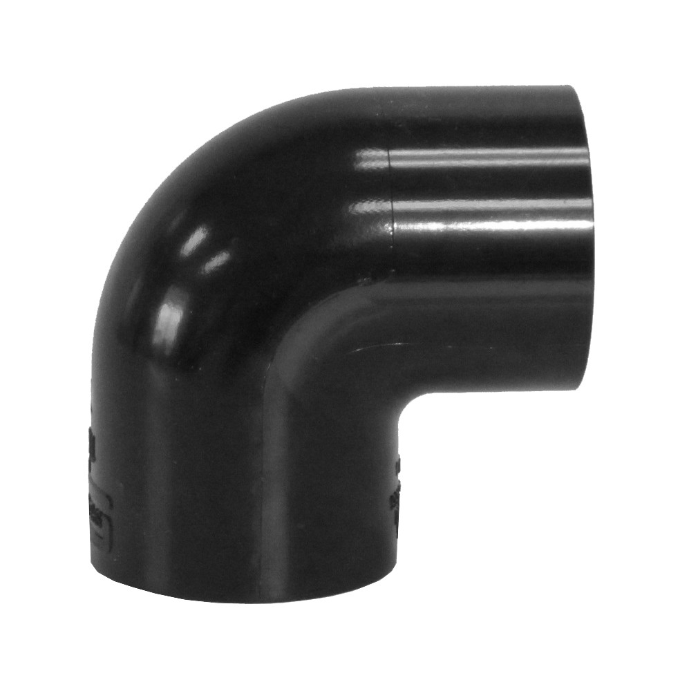 90 Degree Elbow 1.5" Black