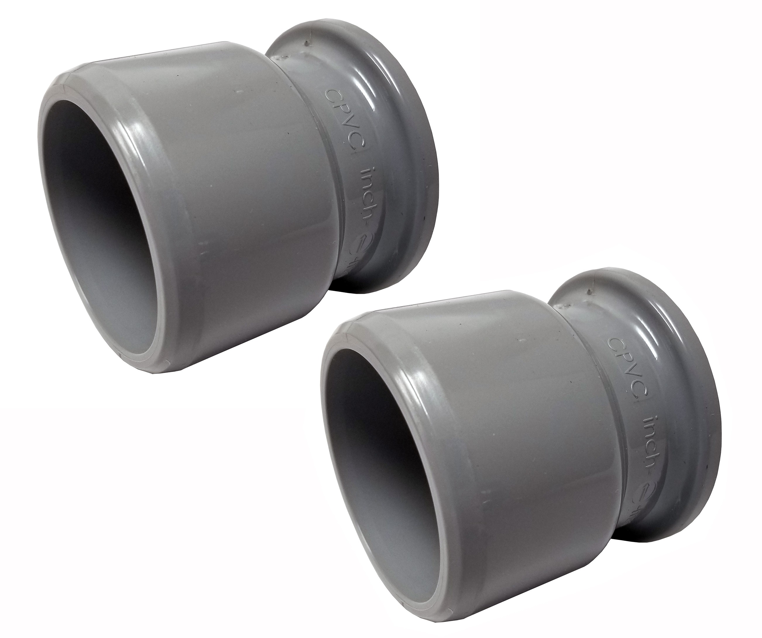 CPVC Pipe Connector for Heliocol Swimming Pool Solar Panels - HC-117 - 2 Pack