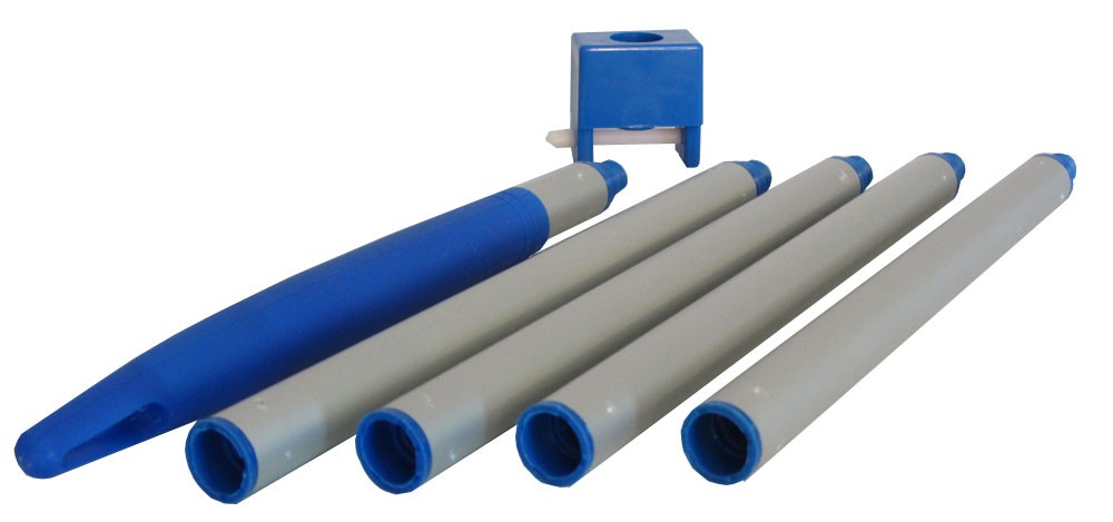 Aluminum Pole 4 foot for small pools or spas - 0.75" diameter