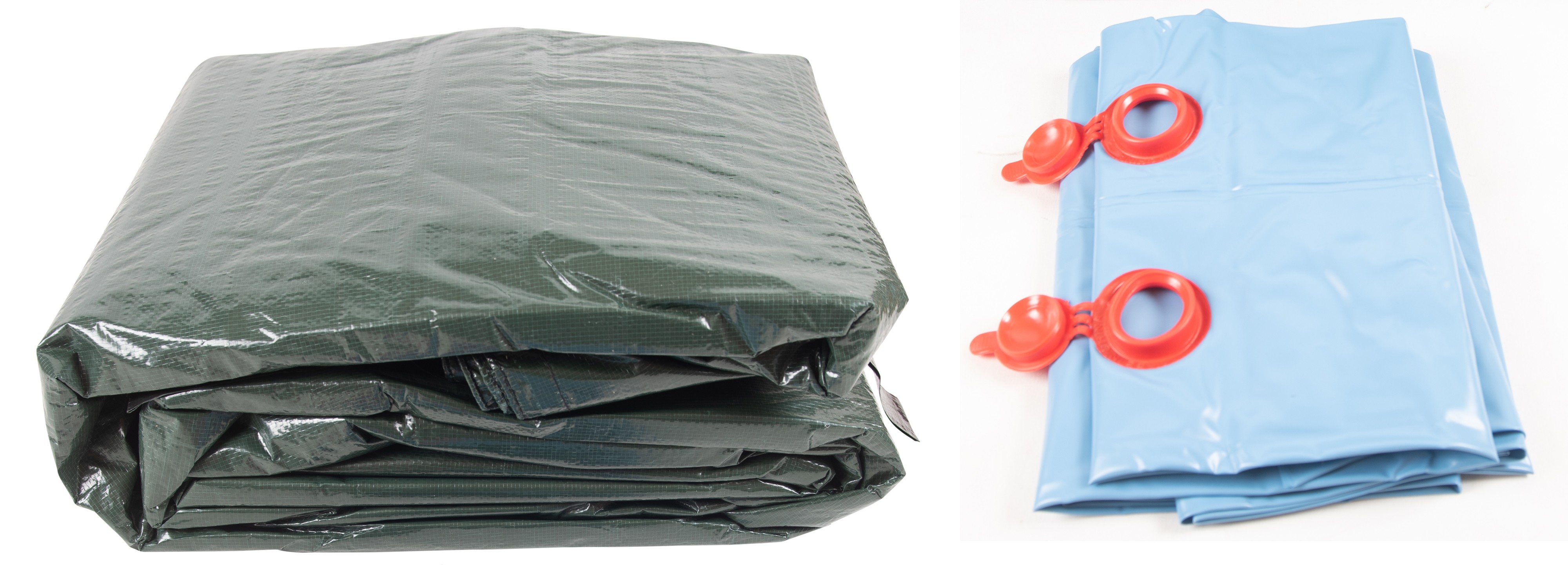 SET SunSolar Energy Technologies-  Heavy Duty series In-Ground Solid Pool Cover for 16x24 Foot Rectangle Swimming Pool - Winter Pool Cover with 12-Yr warranty. 8ft Double Water Bags Included.