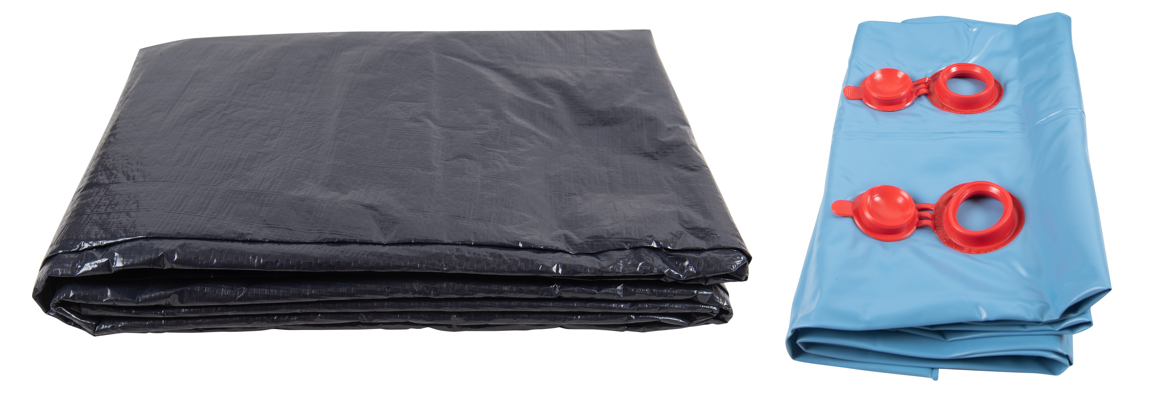 SET SunSolar Energy Technologies-  Premium series In-Ground Solid Pool Cover for 18x36 Foot Rectangle Swimming Pool - Winter Pool Cover with 8-Yr warranty. 8ft Double Water Bags Included.