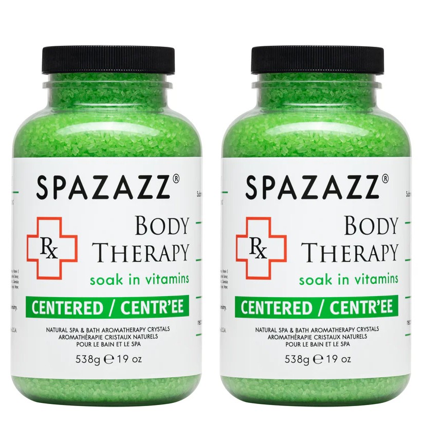 Spazazz Aromatherapy Spa and Bath Crystals - Body Therapy 19oz (2 Pack)