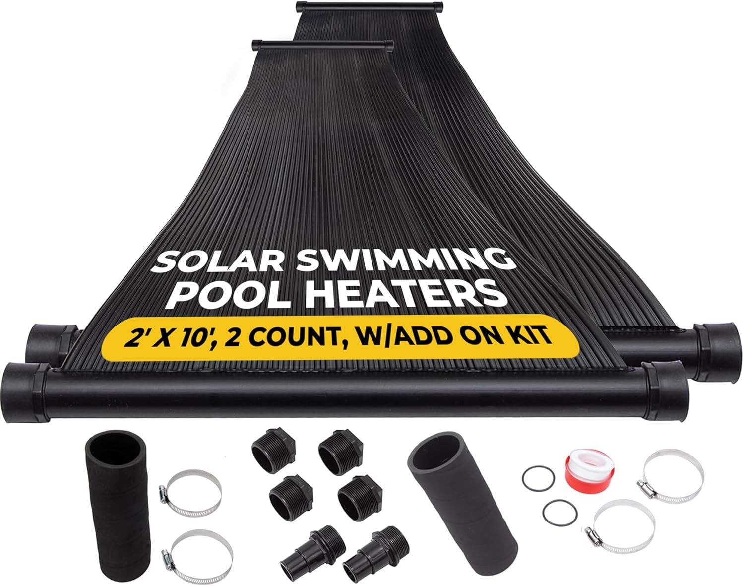 2-2'X10' SunQuest Solar Swimming Pool Heater with Add-On Couplers