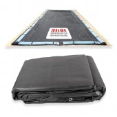 SET SunSolar Energy Technologies-  MESH InGround Winter Pool Cover for 20x40 Foot Rectangle Swimming Pool - Winter Pool Cover has durable Loops 8-Yr warranty.