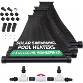 4-2'X12' SunQuest Solar Swimming Pool Heater System with Diverter Kit
